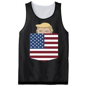 Trump In Your Pocket Usa Election Trump For 2024 Mesh Reversible Basketball Jersey Tank