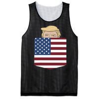 Trump In Your Pocket Usa Election Trump For 2024 Mesh Reversible Basketball Jersey Tank