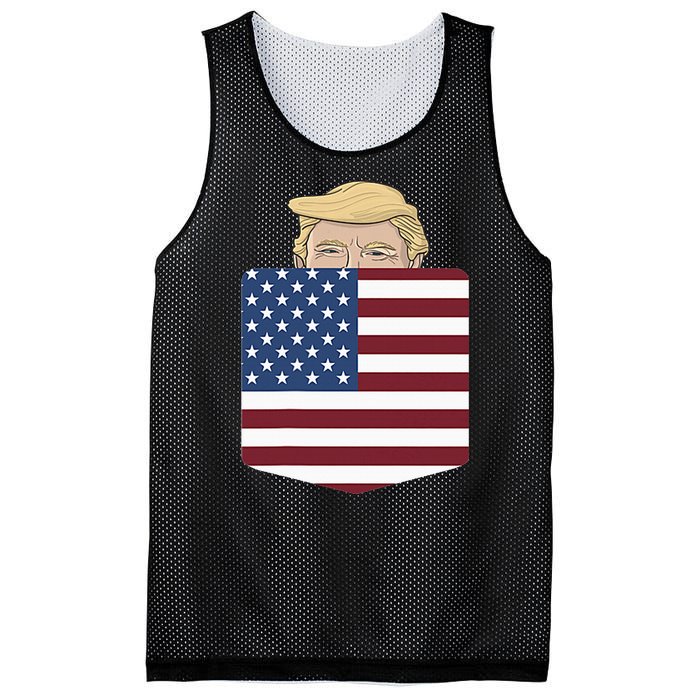 Trump In Your Pocket Usa Election Trump For 2024 Mesh Reversible Basketball Jersey Tank