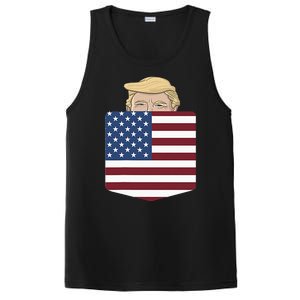 Trump In Your Pocket Usa Election Trump For 2024 PosiCharge Competitor Tank