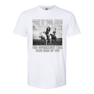 Turn In Your Arms The Government Will Take Care Of You Softstyle CVC T-Shirt