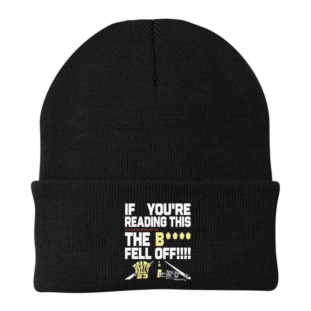 Teamsesh If YouRe Reading This Deadboys Detroit Mc The Bitch Fell Off Death Beanie