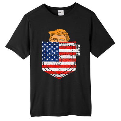 Trump In Your Pocket Usa Election Trump For 2024 Tall Fusion ChromaSoft Performance T-Shirt