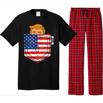 Trump In Your Pocket Usa Election Trump For 2024 Pajama Set