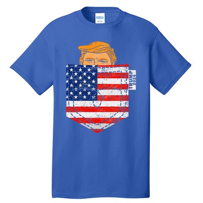 Trump In Your Pocket Usa Election Trump For 2024 Tall T-Shirt