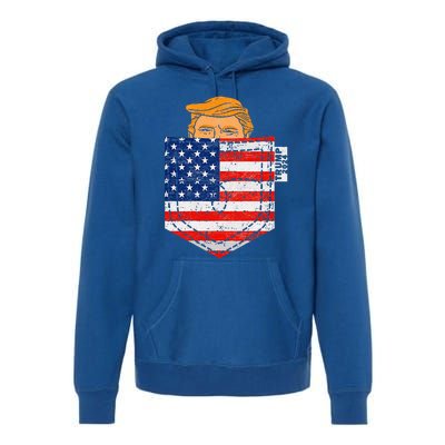 Trump In Your Pocket Usa Election Trump For 2024 Premium Hoodie