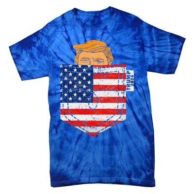 Trump In Your Pocket Usa Election Trump For 2024 Tie-Dye T-Shirt