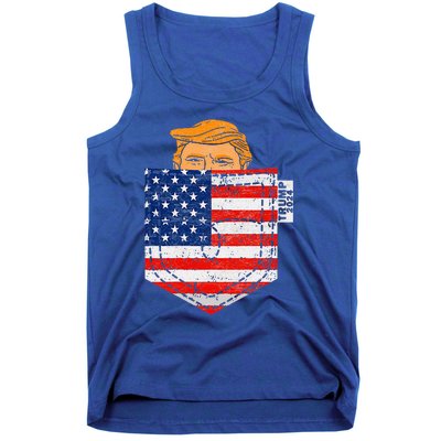 Trump In Your Pocket Usa Election Trump For 2024 Tank Top