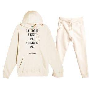 Twisters If You Feel It Chase It Premium Hooded Sweatsuit Set