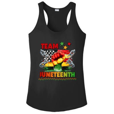 Team Junenth 1865 Gift Ladies PosiCharge Competitor Racerback Tank