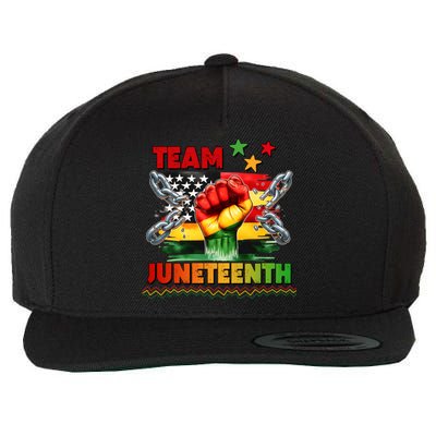 Team Junenth 1865 Gift Wool Snapback Cap