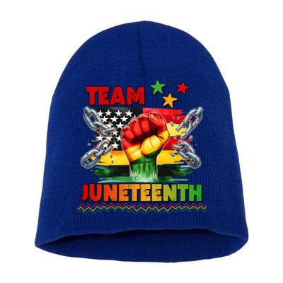 Team Junenth 1865 Gift Short Acrylic Beanie