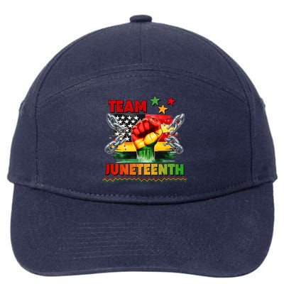 Team Junenth 1865 Gift 7-Panel Snapback Hat