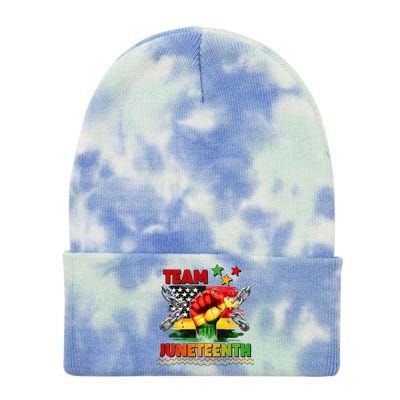 Team Junenth 1865 Gift Tie Dye 12in Knit Beanie