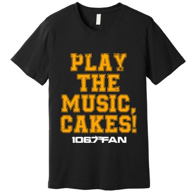 The Junkies 106.7 The Fan Play The Music Cakes Premium T-Shirt