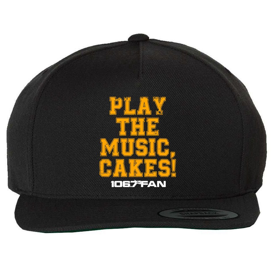 The Junkies 106.7 The Fan Play The Music Cakes Wool Snapback Cap