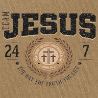 Team Jesus 24 7 The Way The Truth The Life Cotton Canvas Backpack