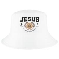 Team Jesus 24 7 The Way The Truth The Life Cool Comfort Performance Bucket Hat