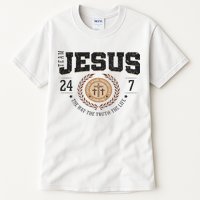 Team Jesus 24 7 The Way The Truth The Life Tall T-Shirt
