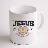 Team Jesus 24 7 The Way The Truth The Life Mug