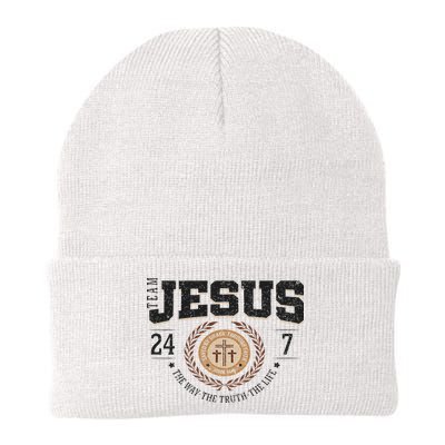 Team Jesus 24 7 The Way The Truth The Life Beanie