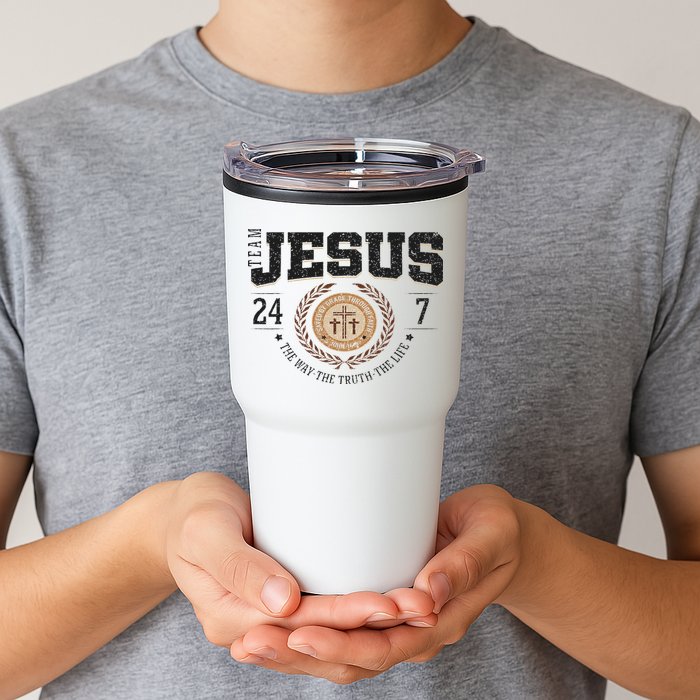 Team Jesus 24 7 The Way The Truth The Life Tumbler
