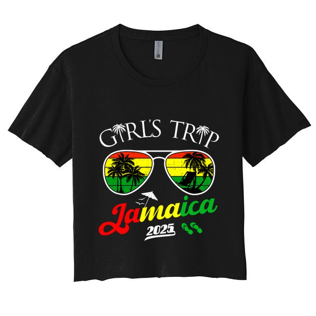 Trip Jamaica 2025 Vacation Weekend Birthday Squad Gift Crop Top