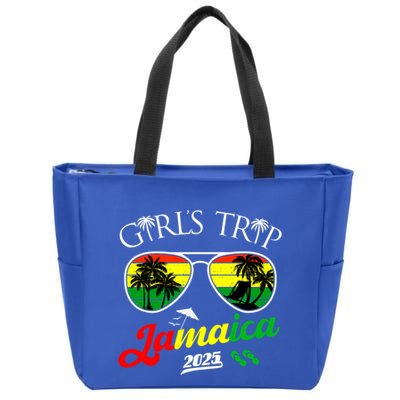 Trip Jamaica 2025 Vacation Weekend Birthday Squad Gift Zip Tote Bag