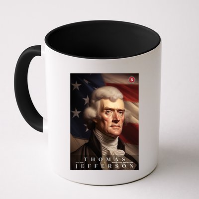 Thomas Jefferson 3rd President Of The United States Portrait Mug