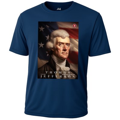Thomas Jefferson 3rd President Of The United States Portrait Performance Shirt