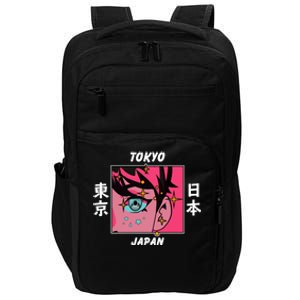 Tokyo Japan Anime Boy Sparkling Eyes Impact Tech Backpack