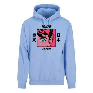 Tokyo Japan Anime Boy Sparkling Eyes Unisex Surf Hoodie