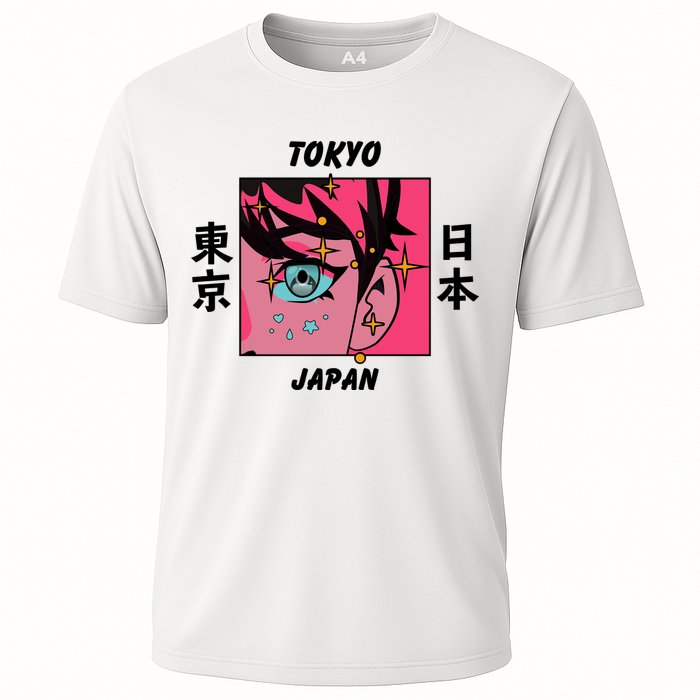 Tokyo Japan Anime Boy Sparkling Eyes Performance Shirt