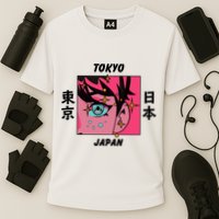 Tokyo Japan Anime Boy Sparkling Eyes Performance Shirt