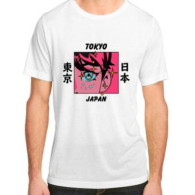 Tokyo Japan Anime Boy Sparkling Eyes Adult ChromaSoft Performance T-Shirt