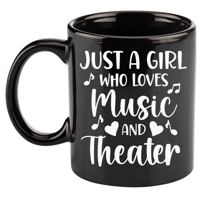 Theater Just A Girl Who Loves Theater 11oz C Handle Ceramic Mug