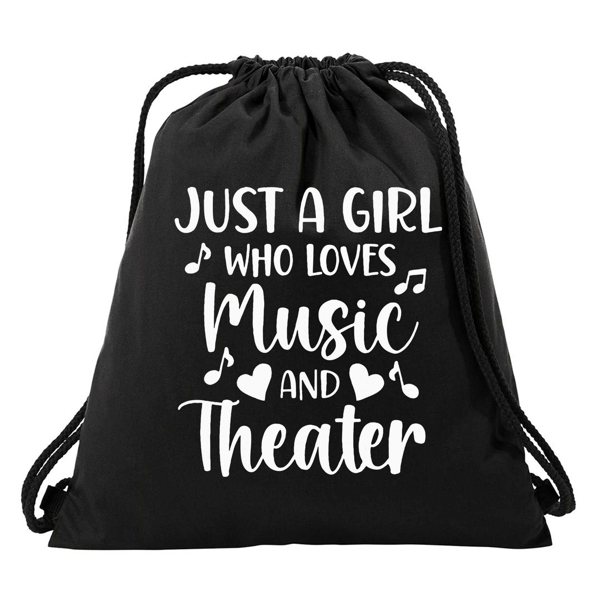 Theater Just A Girl Who Loves Theater Drawstring Bag
