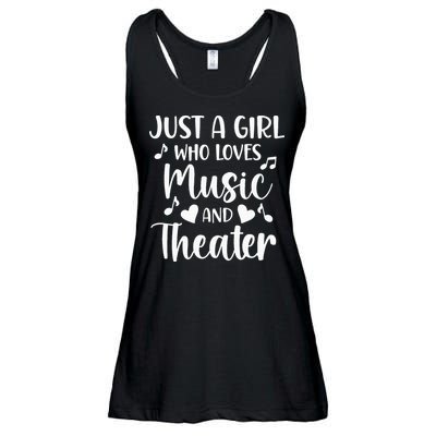 Theater Just A Girl Who Loves Theater Ladies Essential Flowy Tank