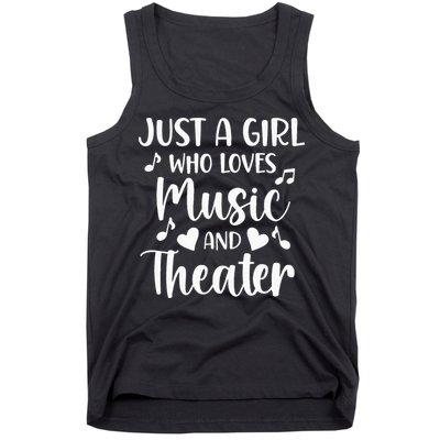 Theater Just A Girl Who Loves Theater Tank Top