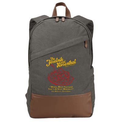 The Jeselnik And Rosenthal Vanity Project Cotton Canvas Backpack