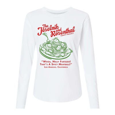 The Jeselnik And Rosenthal Vanity Project Womens Cotton Relaxed Long Sleeve T-Shirt