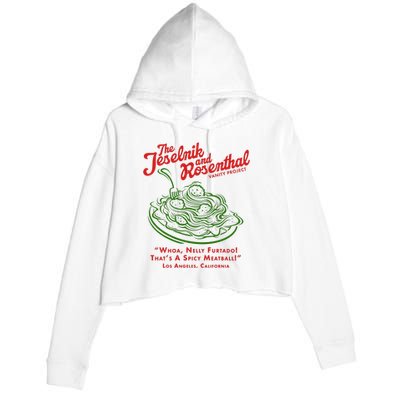 The Jeselnik And Rosenthal Vanity Project Crop Fleece Hoodie