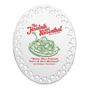 The Jeselnik And Rosenthal Vanity Project Ceramic Oval Ornament