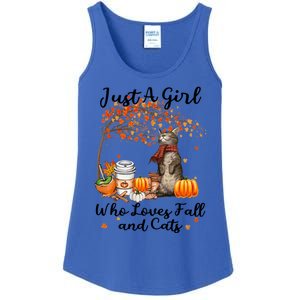 Tu Just A Who Loves Fall And Cat Costume Thanksgiving Cool Gift Ladies Essential Tank