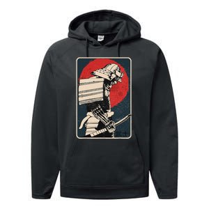 Tokyo Japanese Asia Martial Arts Style Retro Samurai Performance Fleece Hoodie