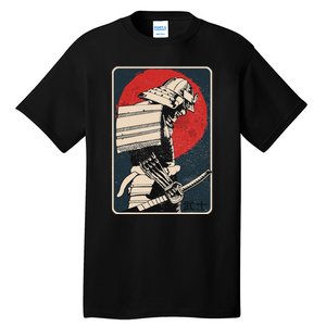 Tokyo Japanese Asia Martial Arts Style Retro Samurai Tall T-Shirt