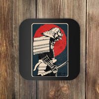 Tokyo Japanese Asia Martial Arts Style Retro Samurai Coaster