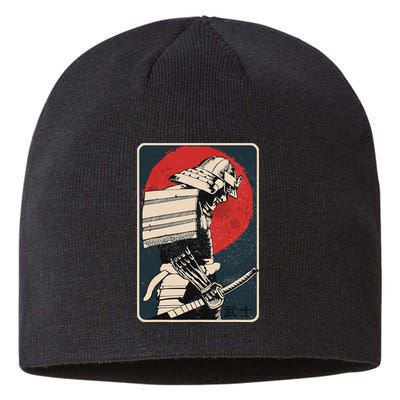 Tokyo Japanese Asia Martial Arts Style Retro Samurai Sustainable Beanie