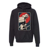 Tokyo Japanese Asia Martial Arts Style Retro Samurai Premium Hoodie