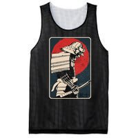 Tokyo Japanese Asia Martial Arts Style Retro Samurai Mesh Reversible Basketball Jersey Tank